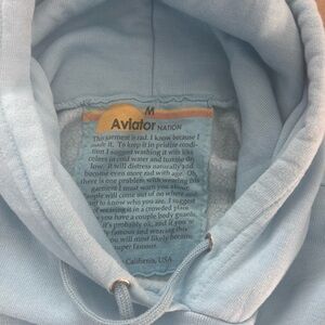 Aviator Nation Sky Blue Hoodie